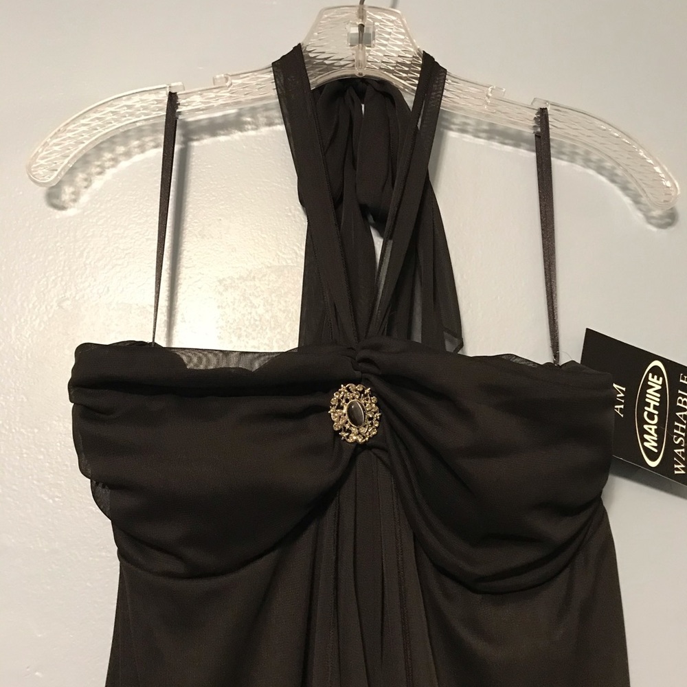 Women’s Black stretch dress size 16 NWT